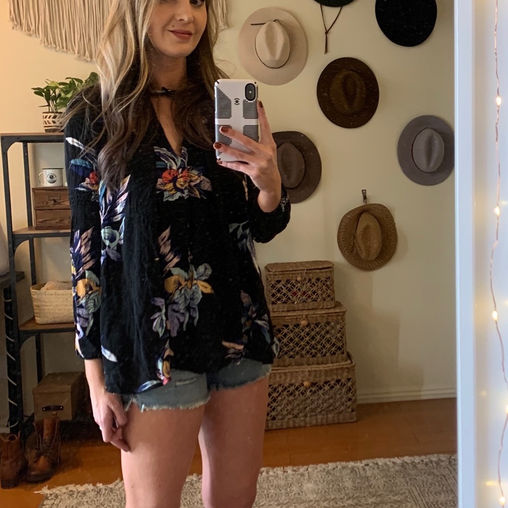 Free People Electric Orchid Top XS